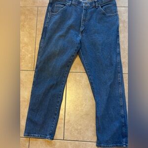 Men's Wrangler Blue Jeans Waist 36 Regular Fit